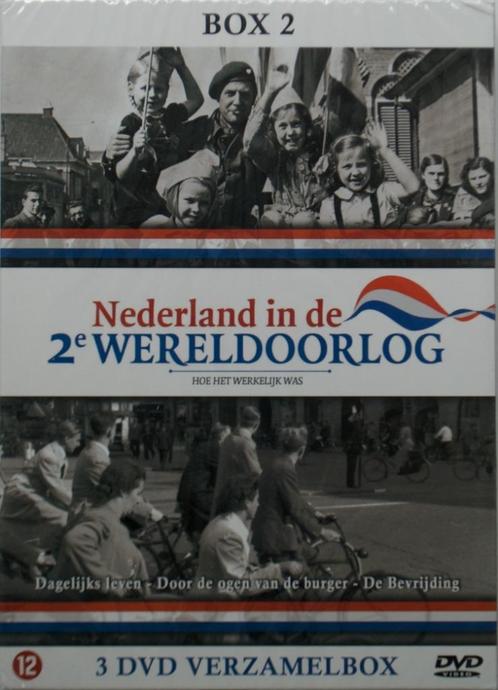 3dvd-box Nederland in de 2e / Tweede Wereldoorlog Box 2, Cd's en Dvd's, Dvd's | Documentaire en Educatief, Zo goed als nieuw, Oorlog of Misdaad