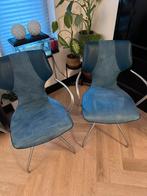 2 blauw stolen merk xoooc te koop, Ophalen, Gebruikt, Twee, Blauw