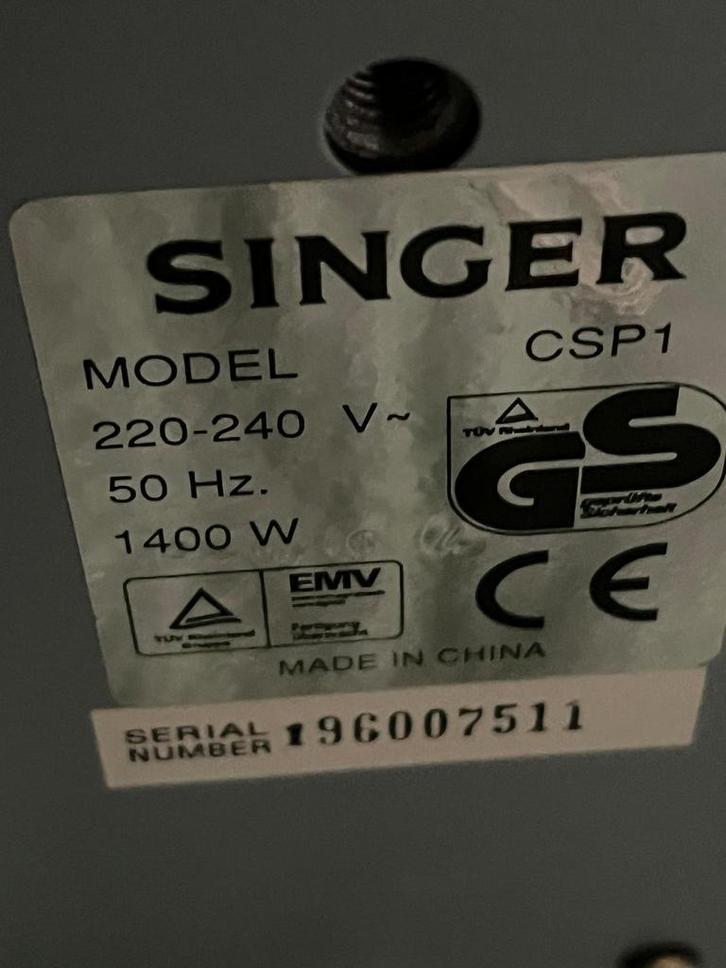 Singer Stoom Perser Kleding, Witgoed en Apparatuur, Strijkijzers en Strijkplanken, Gebruikt, Strijkijzer met snoer, Ophalen of Verzenden