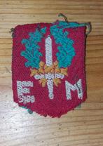 Mouwembleem Eerste Divisie KNIL, Verzamelen, Ophalen of Verzenden, Landmacht, Nederland, Embleem of Badge