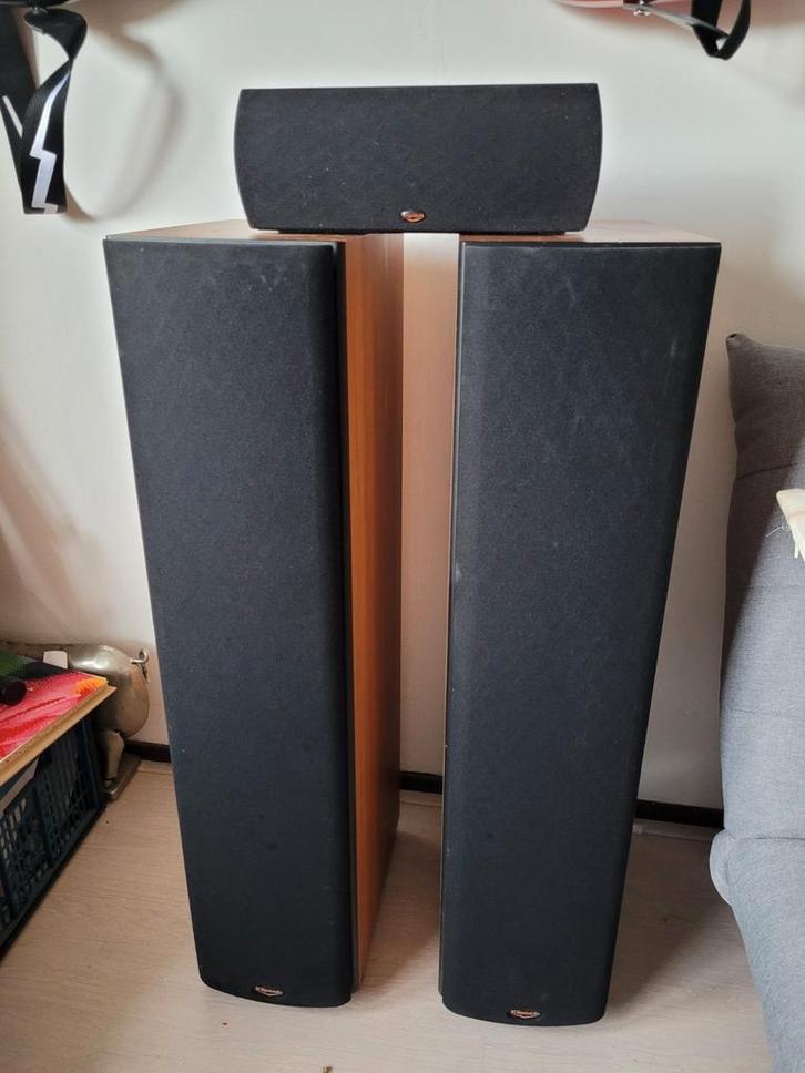 Klipsch SF2 CHERRY LUIDSPREKERS, Audio, Tv en Foto, Luidsprekers, Zo goed als nieuw, Front, Rear of Stereo speakers, 60 tot 120 watt