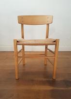 Vintage Deense J39 stoelen van Børge Mogensen voor FDB Møble, Huis en Inrichting, Stoelen, Ophalen, Gebruikt, Bruin, Nvt