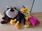 Looney tunes tweety taz daffy tasmanian devil knuffel, Verzamelen, Ophalen of Verzenden, Looney Tunes, Zo goed als nieuw, Beeldje of Figuurtje