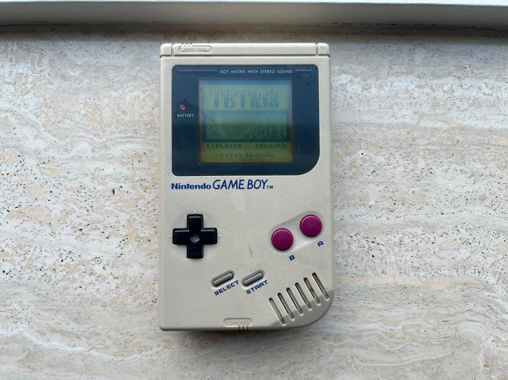 Game Boy Classic DMG-01 + Tetris - Nette Staat, Spelcomputers en Games, Spelcomputers | Nintendo Game Boy, Zo goed als nieuw, Game Boy Classic
