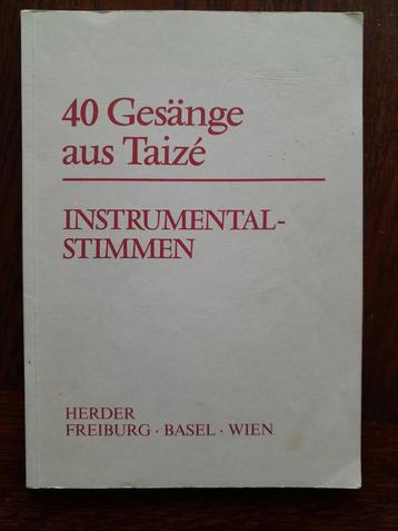 40 Gesänge aus Taizé - instrumentalstimmen beschikbaar voor biedingen