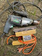 Oud electrisch gereedschap boortol en schuurmachine, Ophalen of Verzenden, Gebruikt, Minder dan 600 watt, Vlakschuurmachine