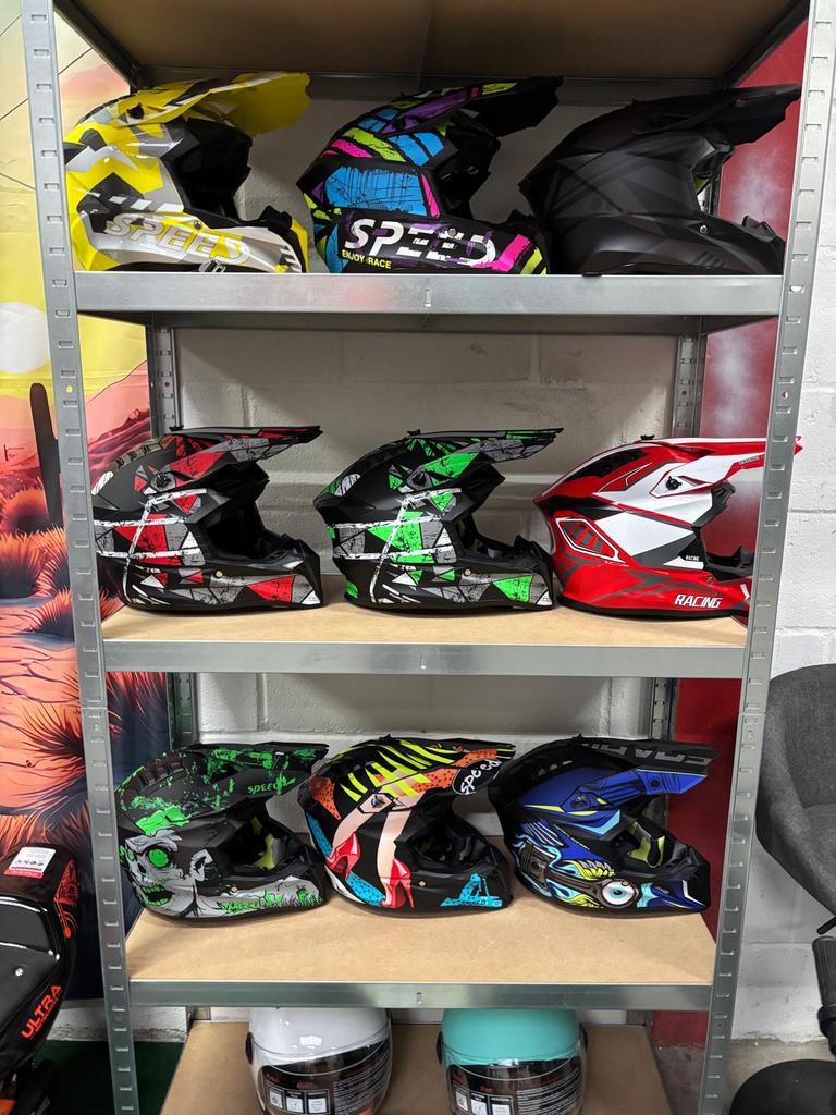 Nieuw Ultra Motocross Motorcross Motorhelm XS/S/M/L/XL, Motoren, Kleding | Motorhelmen, Dames, Heren, Kinderen, Offroadhelm, Overige merken
