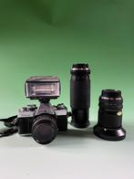 Minolta XG-M analoge spiegelreflexcamera + twee extra lenzen, Ophalen, Gebruikt, Spiegelreflex, Minolta