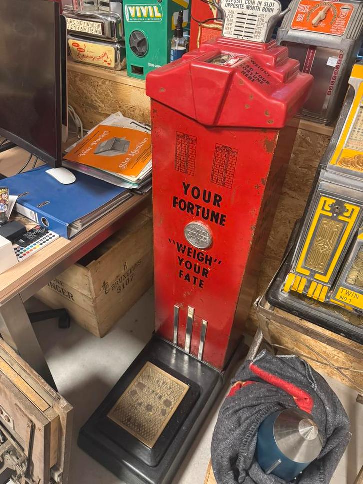 American scale fortune teller, Verzamelen, Automaten | Overige, Gebruikt, Ophalen