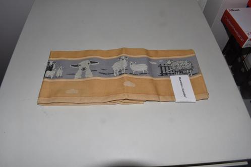 Theedoeken Schaapjes Bunzlau Castle, Huis en Inrichting, Keuken | Textiel, Nieuw, Theedoek of Handdoek, Geel, Ophalen of Verzenden