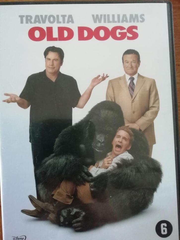 old dogs ( robin williams en john travoltra ), Cd's en Dvd's, Dvd's | Overige Dvd's, Zo goed als nieuw, Alle leeftijden, Ophalen of Verzenden