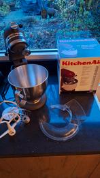 KitchenAid mixer met accessoires, Ophalen, 4 liter of meer, Gebruikt, 3 snelheden of meer
