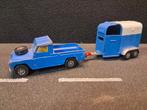 Corgi Toys Land Rover met Paardentrailer, Ophalen of Verzenden, Gebruikt, 1:50 of kleiner, Auto