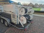 Torbo straalunit vocht zand stralen met hogedruk + trailer, Ophalen of Verzenden