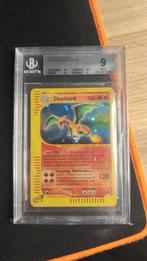 Charizard Pokémon Expedition Base holo Beckett 9 graded, Ophalen of Verzenden, Zo goed als nieuw