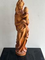 Oud groot Houtsnijwerk Maria beeld 50 cm, Antiek en Kunst, Kunst | Beelden en Houtsnijwerken, Ophalen of Verzenden