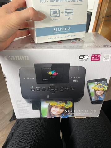 Canon selfie printer voor oa telefoon inclusief fotopapier beschikbaar voor biedingen