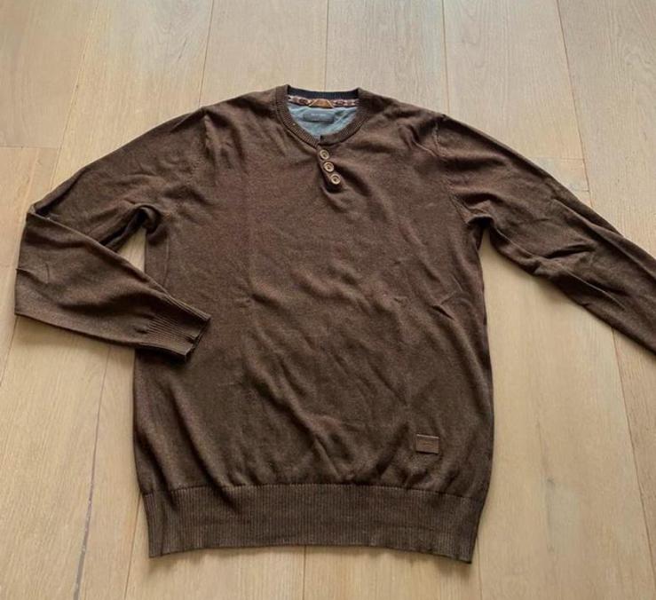 Bertoni trui L, Ophalen of Verzenden, Zo goed als nieuw, Maat 52/54 (L), Bruin