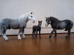 Pecheron familie Schleich, Verzamelen, Dierenverzamelingen, Ophalen of Verzenden, Zo goed als nieuw, Paard, Beeldje of Figuurtje