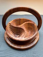 Hputen schaal, Huis en Inrichting, Woonaccessoires | Schalen en Manden, Ophalen of Verzenden, Nieuw, Rond, Hout