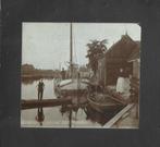 Foto Oude Zeilboot ( platbodem ) ergens in Nederland, Gebruikt, Verzenden, Foto, Voor 1940