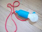 trekkoord lamp op batterijen, Led-lamp, Minder dan 30 watt, Zo goed als nieuw, E27 (groot)