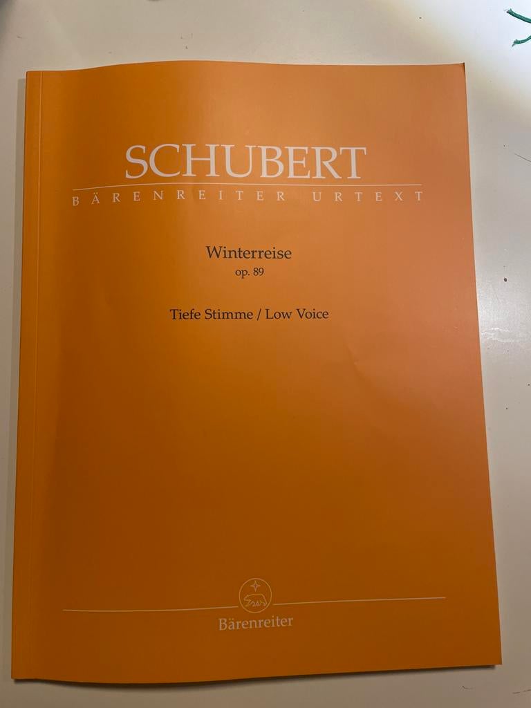 Schubert Winterreise - Lage Stem, Verzenden, Klassiek, Zang, Zo goed als nieuw