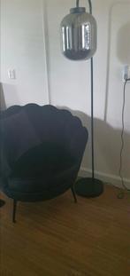 Staande lamp met smoke glas, Huis en Inrichting, Lampen | Vloerlampen, Ophalen of Verzenden, Zo goed als nieuw, Glas, 150 tot 200 cm