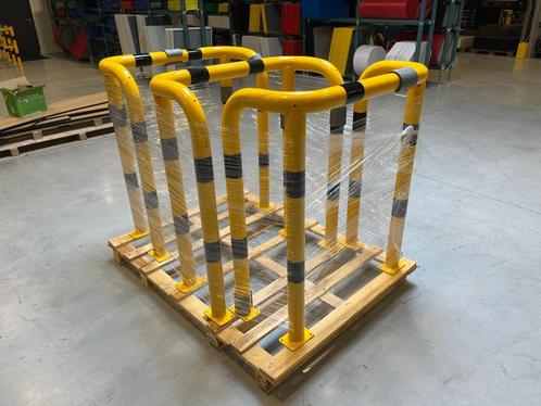 Beschermbeugel U-beugel staal verzinkt - geel/zwart - 3 st., Doe-het-zelf en Verbouw, Overige Doe-het-zelf en Verbouw, Nieuw, Ophalen of Verzenden