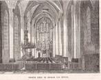 Zwolle. Groote Kerk te Zwolle van binnen ca. 1840, Ophalen of Verzenden