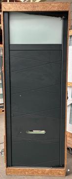 Aluminium voordeur met bovenlicht 95 x 266 cm Links 7016