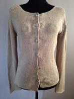 Leuk lichtbruin stretch vest van Just B, maat S/M, Bruin, Ophalen of Verzenden, Zo goed als nieuw, Just B
