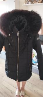 Alpiro jas met bontkraag, Zwart, Zo goed als nieuw, Maat 36 (S), Alpiro