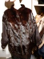 Prachtige echte MINK bontjas bont jas bontmantel  maat 40/42, Ophalen of Verzenden, Zo goed als nieuw, Maat 38/40 (M), Bruin