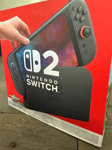 Nintendo Switch 2 + Mario Kart (code ongebruikt) - inc. bon beschikbaar voor biedingen
