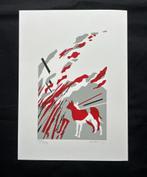 Zeefdruk Rob Vermeer, Antiek en Kunst, Kunst | Litho's en Zeefdrukken, Verzenden