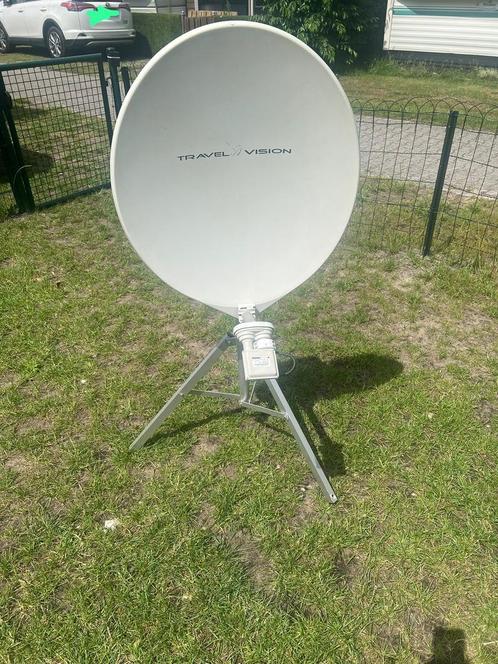 Travel vision R6 volautomatische schotel, Audio, Tv en Foto, Schotelantennes, Zo goed als nieuw, Ophalen of Verzenden