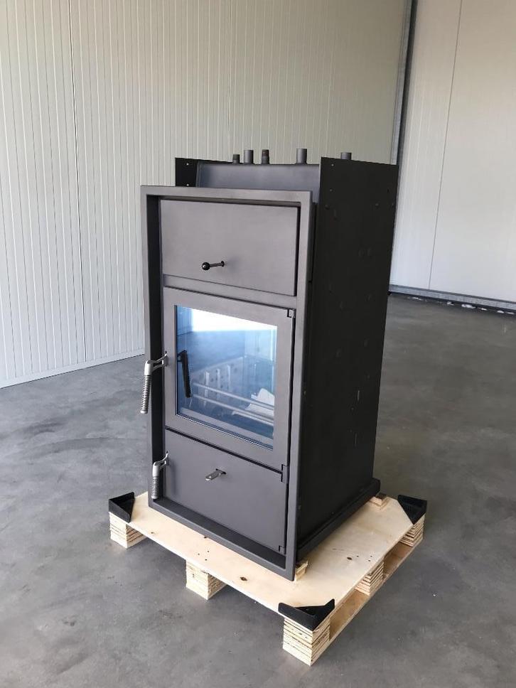 Hout cv houtvergasser inbouwmodel 15 kw richting cv systeem, Huis en Inrichting, Haarden, Nieuw, Houthaard, Ophalen