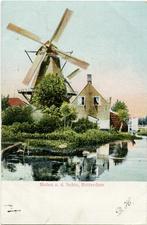 Rotterdam SET2 Partij van 10 oude kaarten. Molen +/-1905, Verzamelen, Ansichtkaarten | Nederland, Verzenden, Voor 1920, Zuid-Holland
