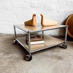 USM Haller – Bijzettafel – Beige – Gebruikte Topstaat, Ophalen of Verzenden, Rechthoekig, Minder dan 55 cm, 45 tot 60 cm