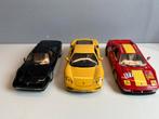 3x FERRARI MODEL 1/18 en 1/16, Ophalen, Zo goed als nieuw, Auto, Bburago