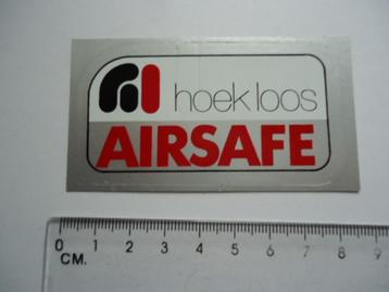 sticker Hoekloos Airsafe logo hoek loos retro