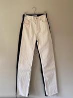 Twee kleur jeans broek maat XXS, Verzenden, Zwart, Zo goed als nieuw, Pull & Bear