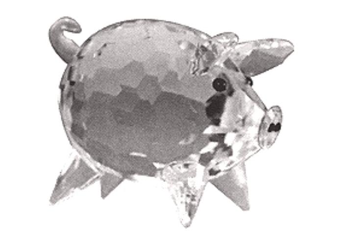 Swarovski Varken, groot incl vervangende doos, Verzamelen, Swarovski, Nieuw, Figuurtje, Ophalen of Verzenden