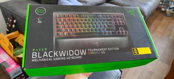 Razer Blackwidow TE Chroma V2 - Yellow Switches - Z.g.a.n! beschikbaar voor biedingen