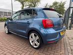 Volkswagen Polo 1.2 TSI 5deurs Highline Airco/ECC,Cruisecont, Stof, 4 cilinders, Blauw, Origineel Nederlands