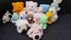 Partij vintage knuffels pastel kleuren jaren 70, 80, 90. S17, Tweedehands verkoop, Tweedehands verkoop, Gebruikt, Overige typen