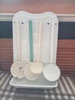 Emaille keukenrek......wit/ecru..., Antiek en Kunst, Ophalen of Verzenden