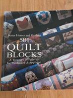 501 quiltblocks. Een schat aan patronen en ideeën, Ophalen of Verzenden, Zo goed als nieuw, Borduren en Naaien