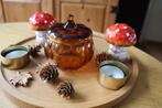 Pompoen glazen potje decoratie / herfst - Blokker, Ophalen